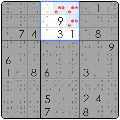 empty rectangle sudoku